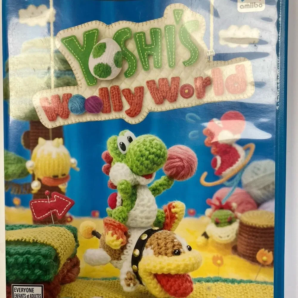 Yoshi's Woolly World (Nintendo Wii U, 2015)  Complete Video Game Tested Working